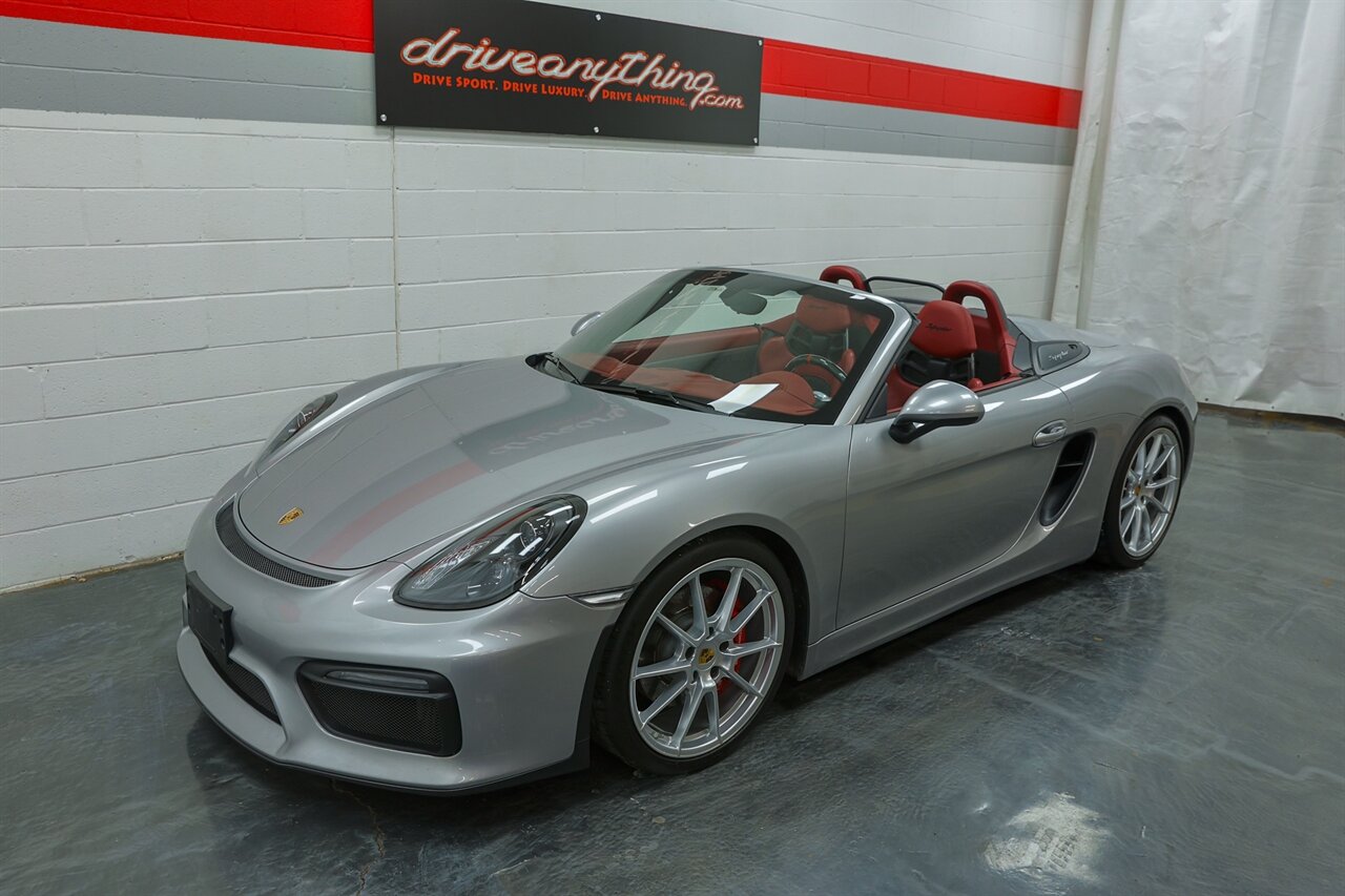 2016 Porsche Boxster Spyder