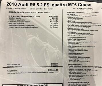 2010 Audi R8 5.2 quattro   - Photo 47 - Ivyland, PA 18974