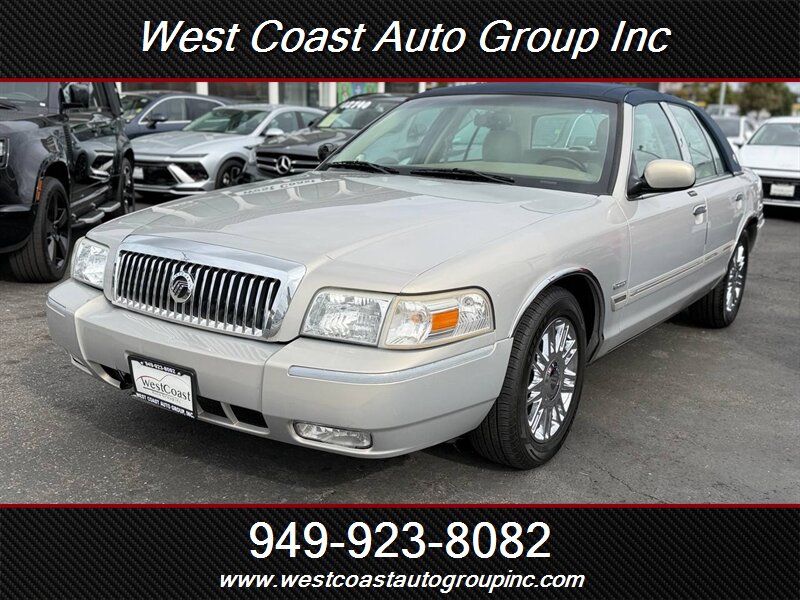 Smokestone Metallic 2010 Mercury Grand Marquis LS Sedan Rear-Wheel Drive Automatic
