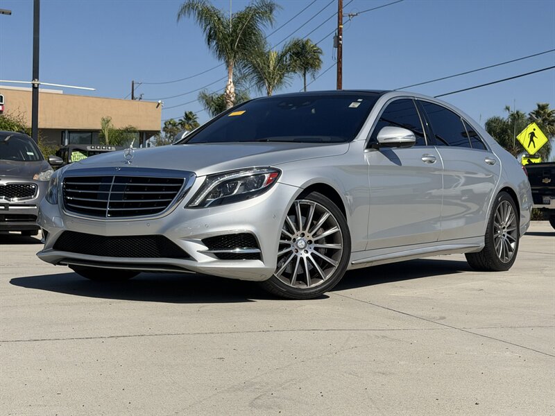 Iridium Silver Metallic 2015 Mercedes-Benz S-Class Sedan Rear-Wheel Drive 7-Speed Automatic
