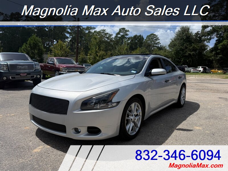 Silver 2010 Nissan Maxima Sedan Front-Wheel Drive Automatic