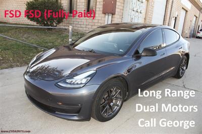 2020 Tesla Model 3 Long Range  With permanent FSD package Sedan