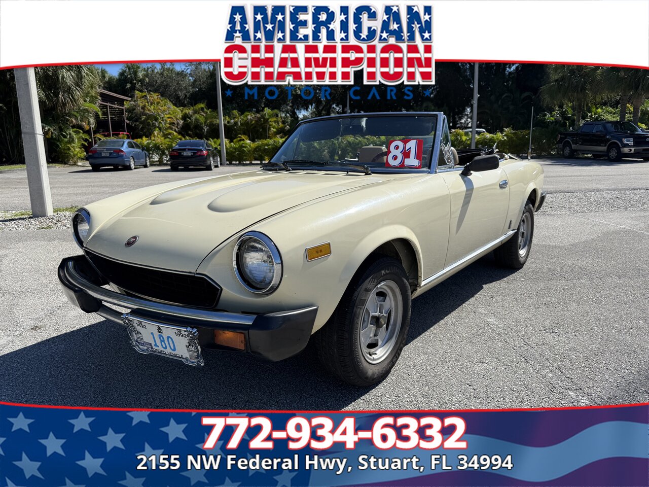 1981 FIAT 2000 Spider   - Photo 1 - Stuart, FL 34994