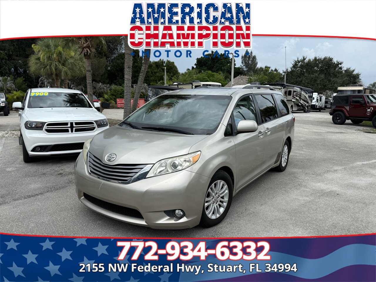 2015 Toyota Sienna XLE 8-Passenger   - Photo 1 - Stuart, FL 34994