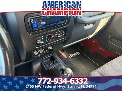 2003 Jeep Wrangler Sport 2dr Sport   - Photo 13 - Stuart, FL 34994