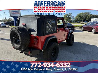 2003 Jeep Wrangler Sport 2dr Sport   - Photo 5 - Stuart, FL 34994