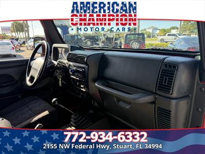 2003 Jeep Wrangler Sport 2dr Sport   - Photo 12 - Stuart, FL 34994
