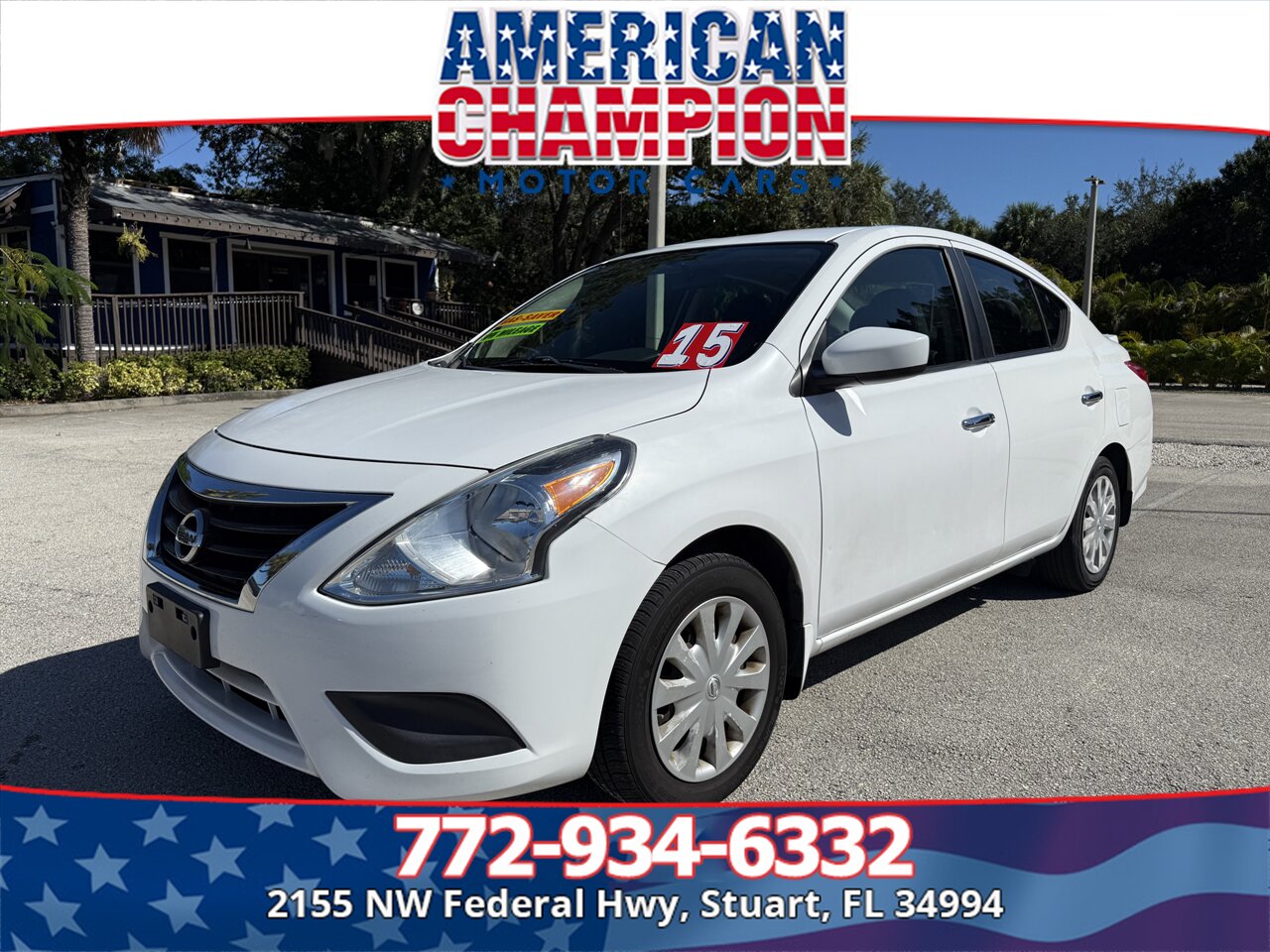 2015 Nissan Versa 1.6 S   - Photo 1 - Stuart, FL 34994