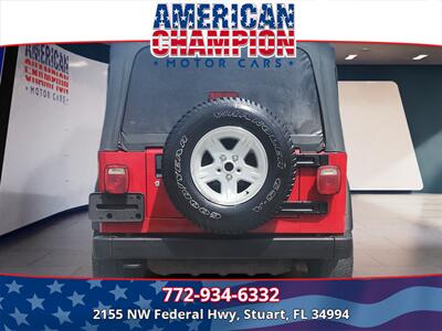 2005 Jeep Wrangler Sport   - Photo 4 - Stuart, FL 34994