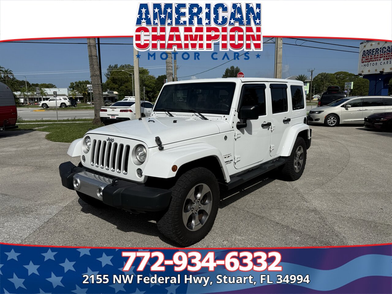2017 Jeep Wrangler Unlimited Sahara   - Photo 1 - Stuart, FL 34994