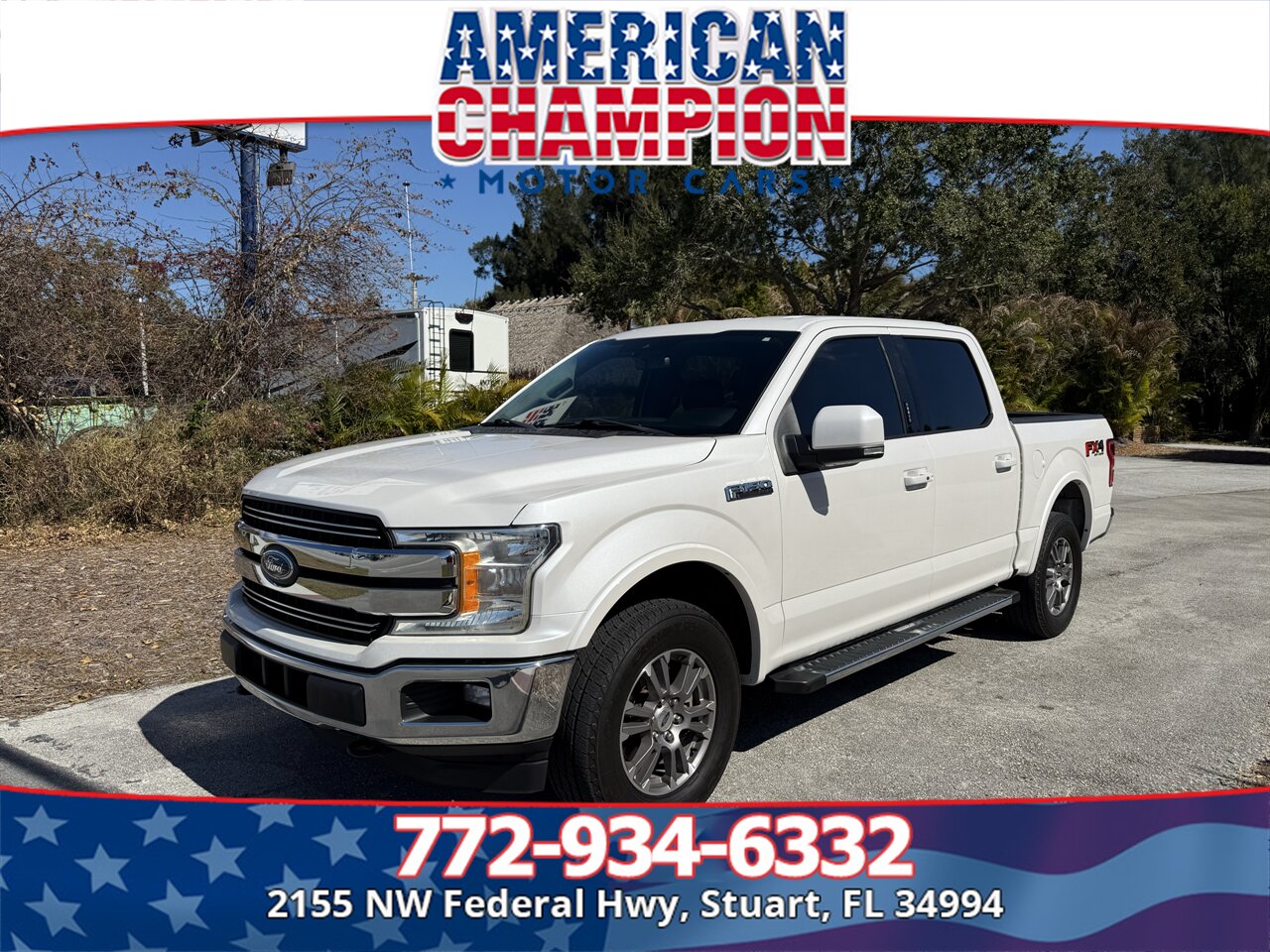2019 Ford F-150 Lariat   - Photo 1 - Stuart, FL 34994