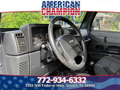2006 Jeep Wrangler X X 2dr SUV   - Photo 14 - Stuart, FL 34994
