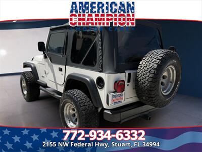 1998 Jeep Wrangler SE   - Photo 3 - Stuart, FL 34994