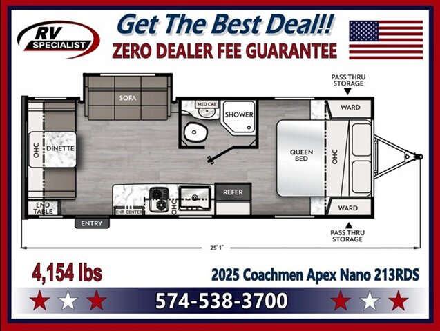 2025 Coachmen Apex Nano 213RDS - Photo 2 - Goshen, IN 46526