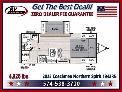 2026 Coachmen Northern Spirit 1943RB   - Photo 2 - Goshen, IN 46526