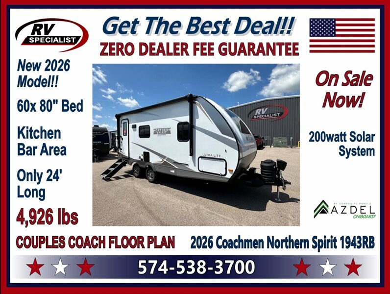 2026 Coachmen Northern Spirit 1943RB   - Photo 1 - Goshen, IN 46526