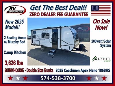 2025 Coachmen Apex Nano 186BH  