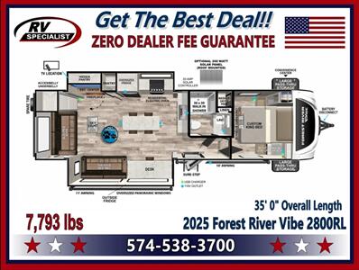 2025 Forest River Vibe 2800RL   - Photo 2 - Goshen, IN 46526