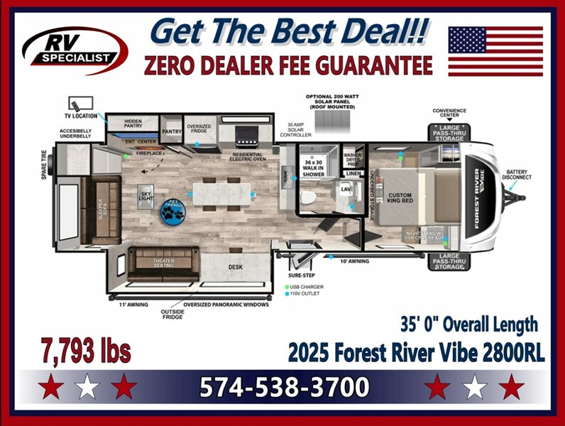 2025 Forest River Vibe 2800RL   - Photo 2 - Goshen, IN 46526