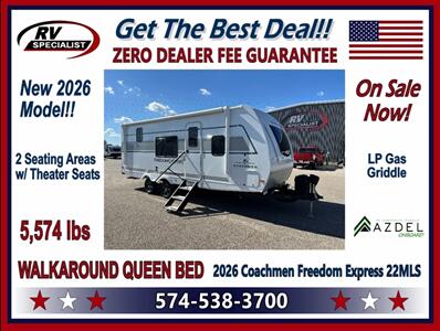 2026 Coachmen Freedom Express Ultra Lite 22MLS   - Photo 1 - Goshen, IN 46526