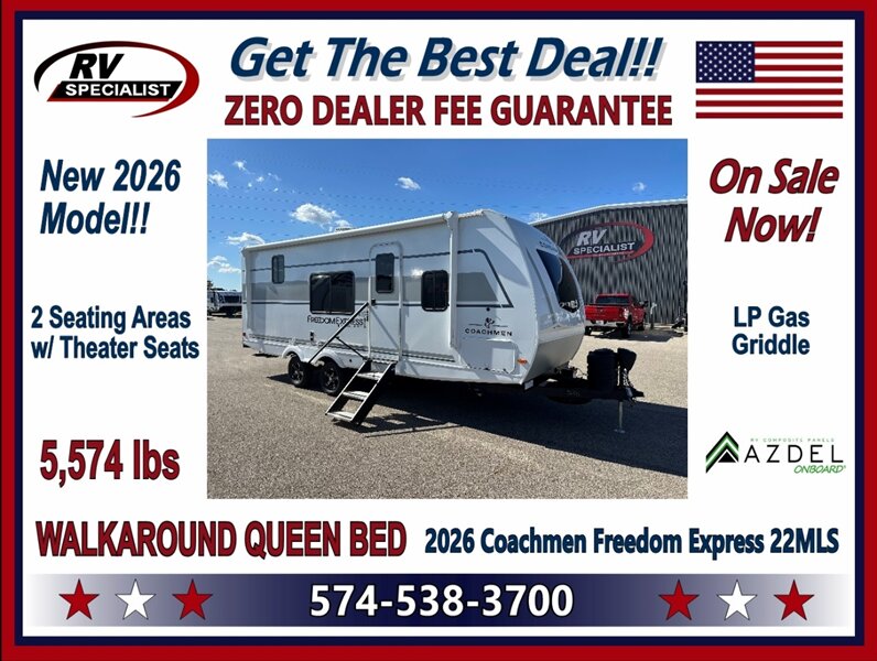2026 Coachmen Freedom Express Ultra Lite 22MLS - Photo 1 - Goshen, IN 46526