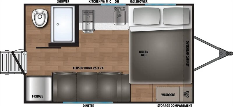 2026 Coachmen Northern Spirit Compact 160BH - Photo 21 - Goshen, IN 46526