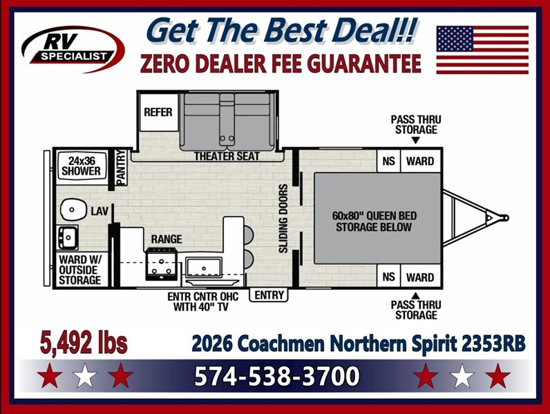 2026 Coachmen Northern Spirit 2353RB - Photo 1 - Goshen, IN 46526