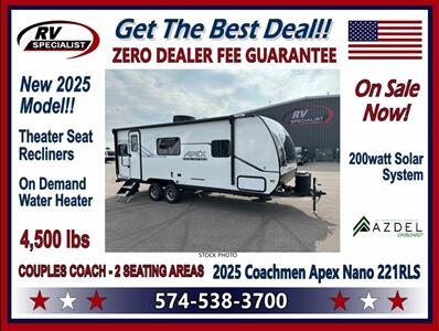 2025 Coachmen Apex Nano 221RLS   - Photo 1 - Goshen, IN 46526