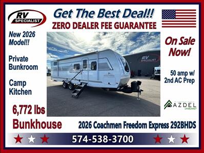2026 Coachmen Freedom Express Ultra Lite 292BHDS   - Photo 1 - Goshen, IN 46526