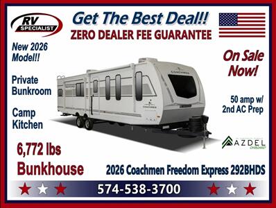 2026 Coachmen Freedom Express Ultra Lite 292BHDS   - Photo 1 - Goshen, IN 46526