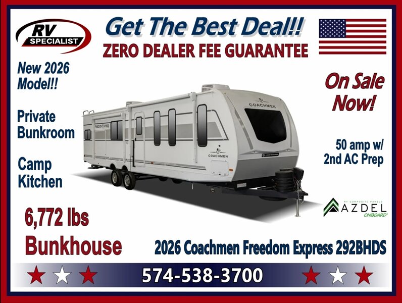 2026 Coachmen Freedom Express Ultra Lite 292BHDS - Photo 1 - Goshen, IN 46526