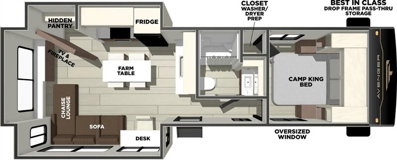 2026 Prime Time Avenger 27REI - Photo 2 - Goshen, IN 46526