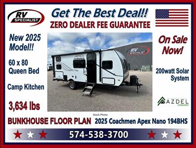 2025 Coachmen Apex Nano 194BHS   - Photo 1 - Goshen, IN 46526