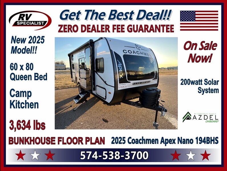 2025 Coachmen Apex Nano 194BHS - Photo 1 - Goshen, IN 46526
