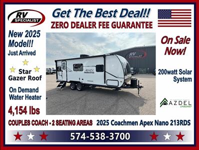 2025 Coachmen Apex Nano 213RDS   - Photo 1 - Goshen, IN 46526