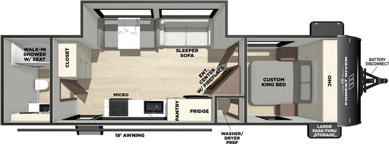 2025 Forest River Vibe 2600RB   - Photo 28 - Goshen, IN 46526