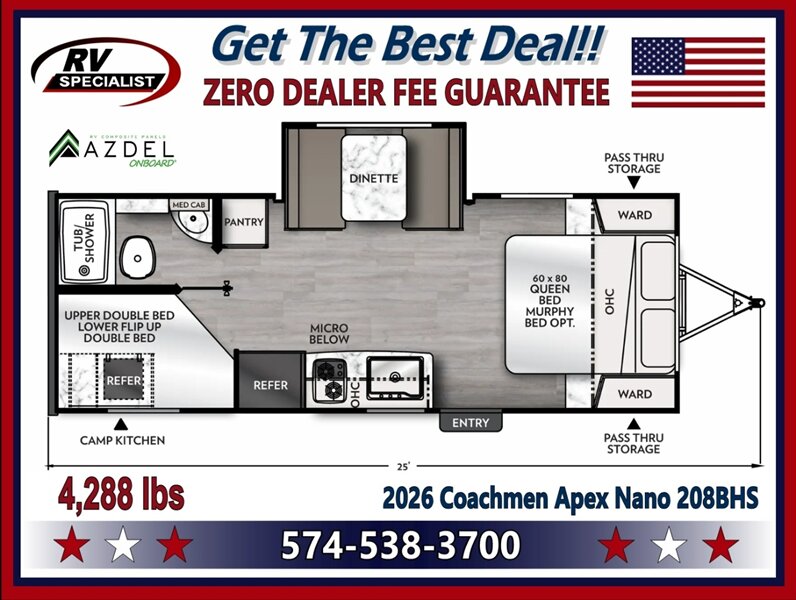 2026 Coachmen Apex Nano 208BHS - Photo 2 - Goshen, IN 46526