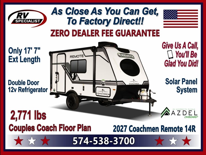 2027 Coachmen Remote 14R   - Photo 1 - Goshen, IN 46526