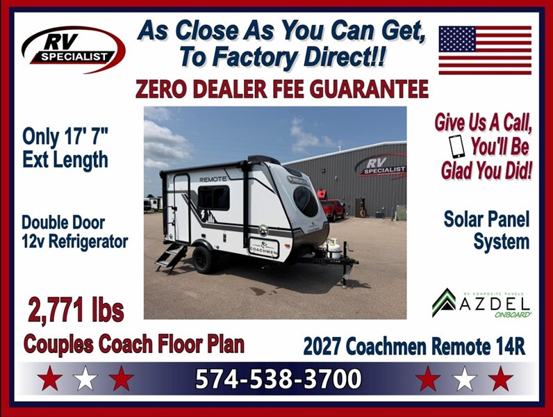 2027 Coachmen Remote 14R   - Photo 1 - Goshen, IN 46526