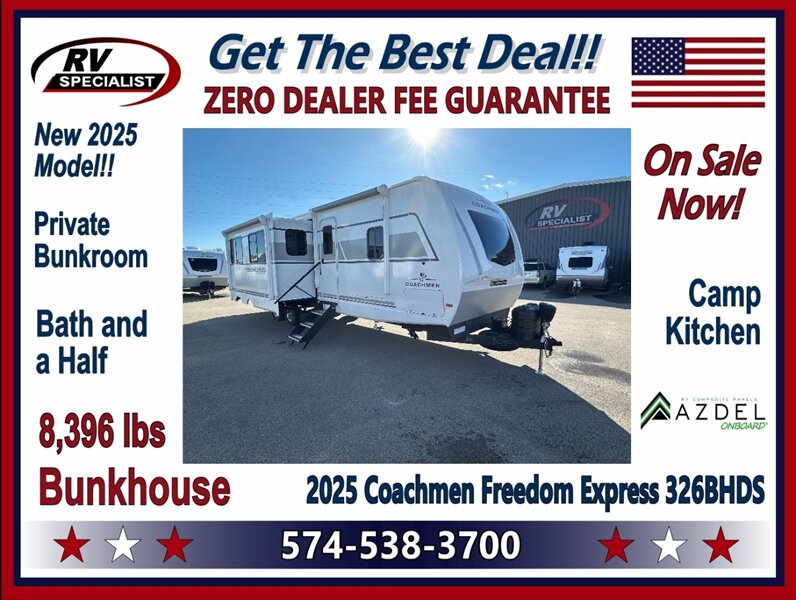 2025 Coachmen Freedom Express Ultra Lite 326BHDS - Photo 1 - Goshen, IN 46526