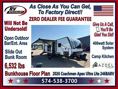 2026 Coachmen Apex Ultra-Lite 246BARV   - Photo 1 - Goshen, IN 46526