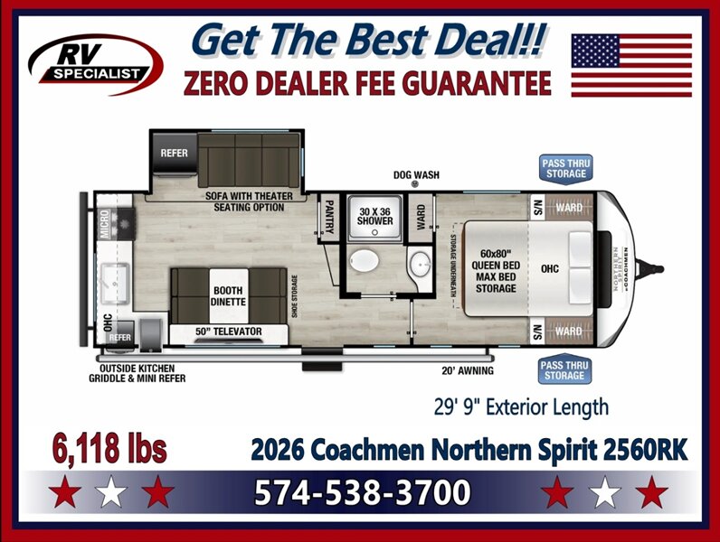 2026 Coachmen Northern Spirit 2560RK - Photo 2 - Goshen, IN 46526