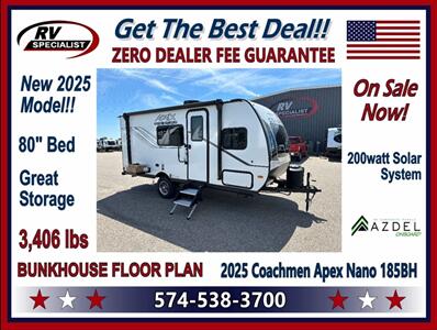 2025 Coachmen Apex Nano 185BH  