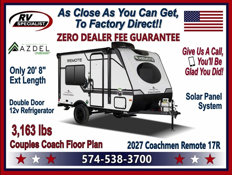 2027 Coachmen Remote 17R   - Photo 1 - Goshen, IN 46526