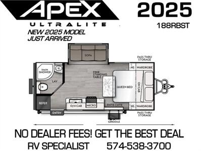 2025 Coachmen Apex Ultra-Lite 188RBST   - Photo 2 - Goshen, IN 46526