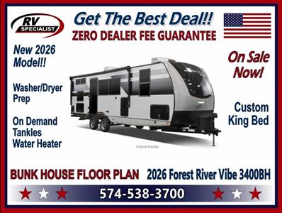 2026 Forest River Vibe 3400BH   - Photo 1 - Goshen, IN 46526