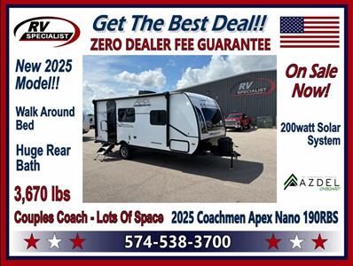 2025 Coachmen Apex Nano 190RBS  