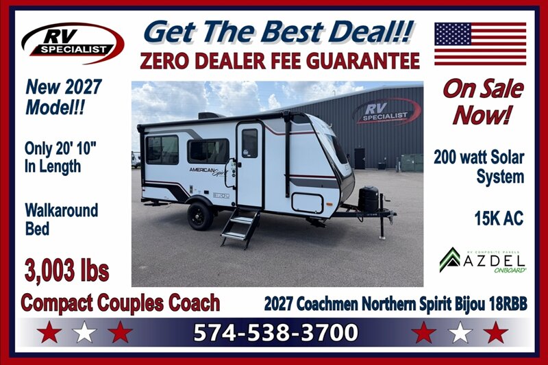 2027 Coachmen American Spirit Bijou 18RBB   - Photo 1 - Goshen, IN 46526