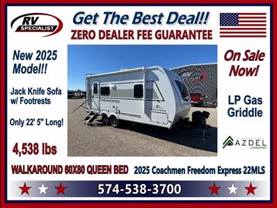 2025 Coachmen Freedom Express Ultra Lite 192RBS   - Photo 1 - Goshen, IN 46526