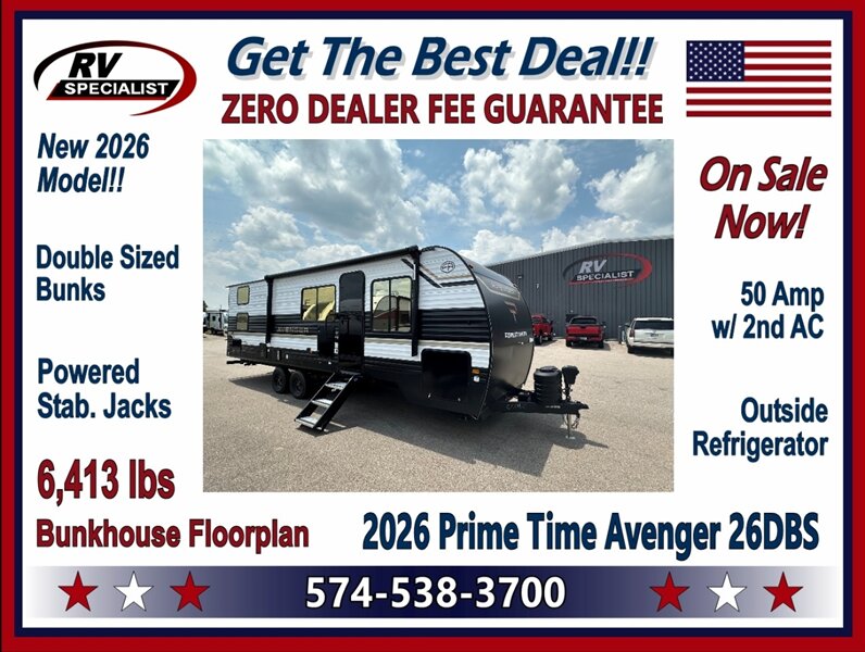 2026 Prime Time Avenger 26DBS   - Photo 1 - Goshen, IN 46526